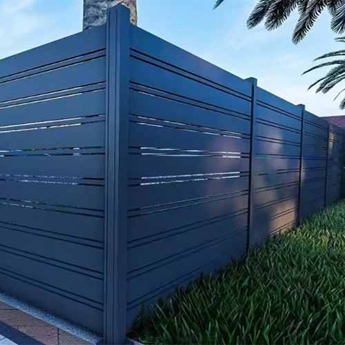Aluminum Louvers Balcony Slat Fence Privacy Screen