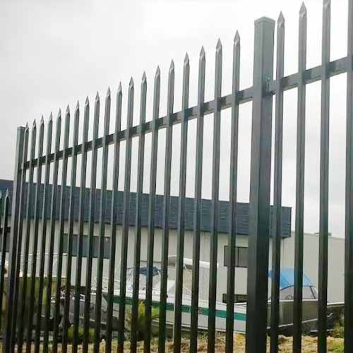 split rail fence powder coated heavy duty pre galvanized horizontal ornamental wrought iron fencing