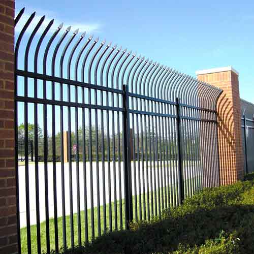 split rail fence Modern Metal Garden Fence Fencing Panel