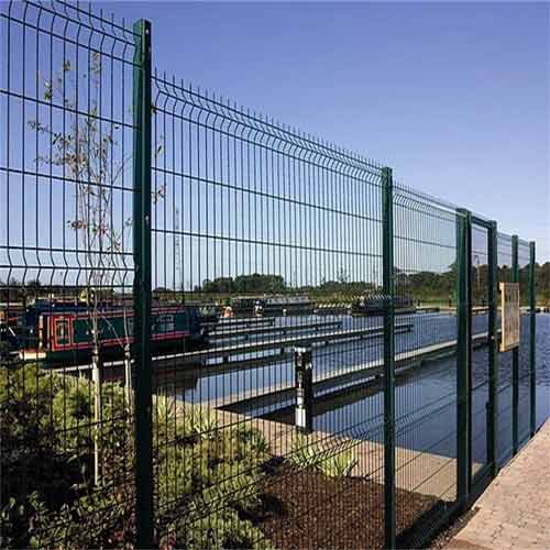 trellis panels Decorative Powder Coated 3D Welded Curved Panel Fence