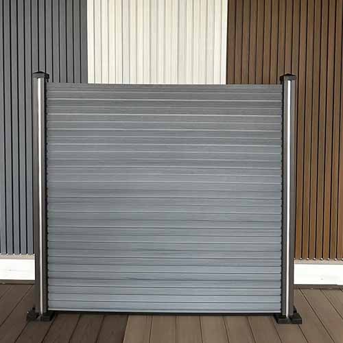 outdoor privacy screen privacy garden fence wpc wood composite plastic fencing panels