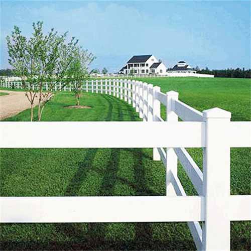 Horse-Friendly Split Rail Fence - Safe Pasture Enclosure